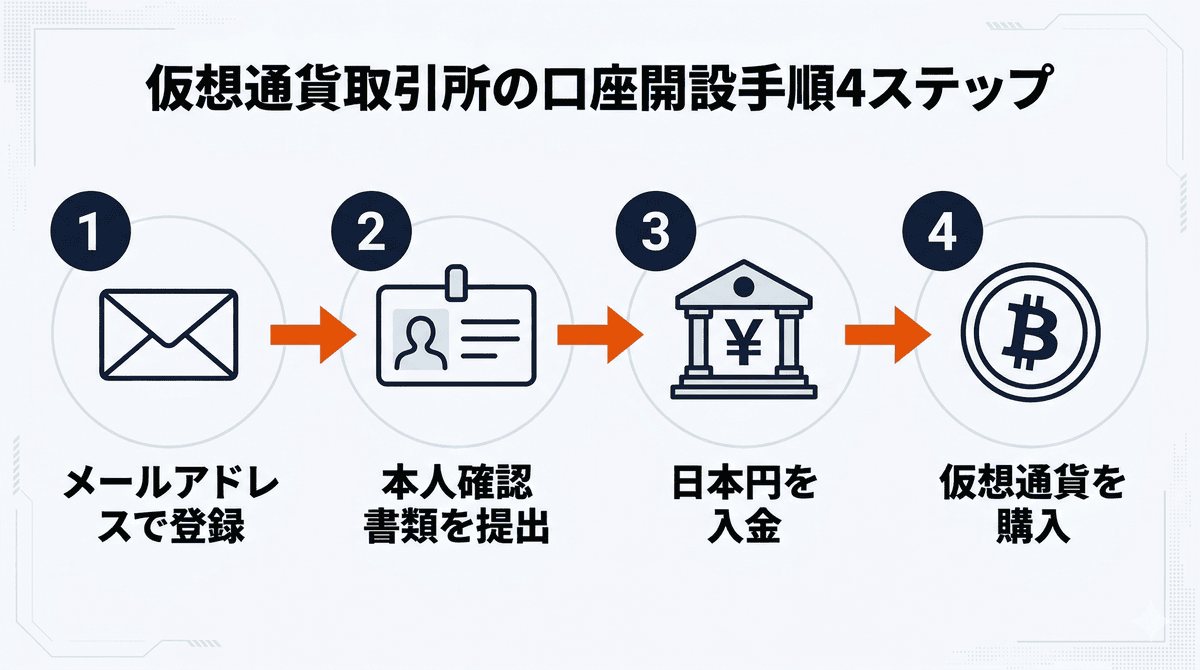 口座開設の手順