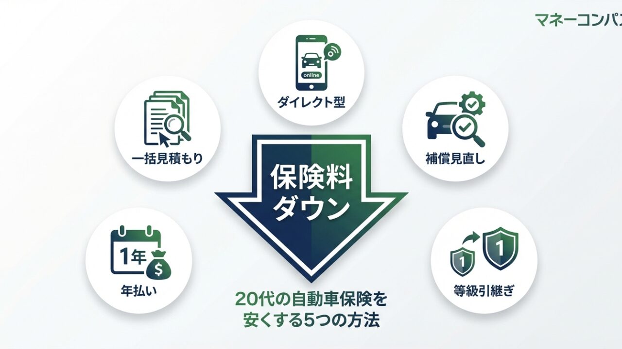 20代の自動車保険を安くする方法 アイキャッチ画像